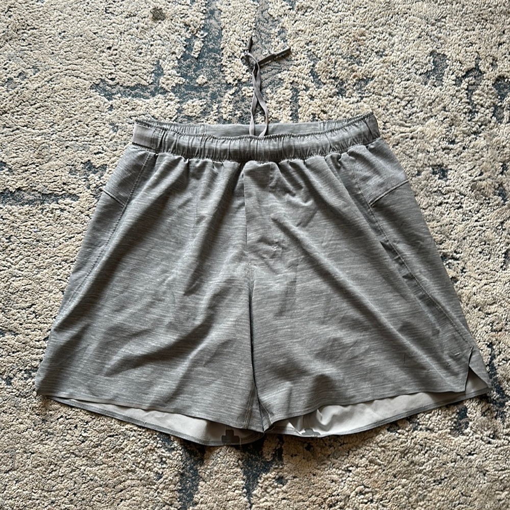 Grey Lululemon 6” Short